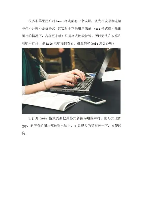 heic电脑如何查看 批量转换heic教程