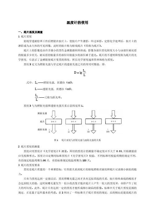 黑度计的使用.