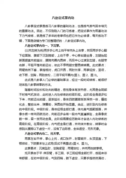 八卦定式掌内功