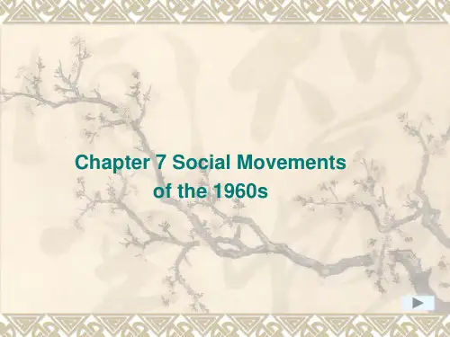 美国60年代的社会运动