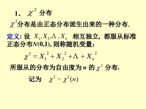 概率论课件抽样分布
