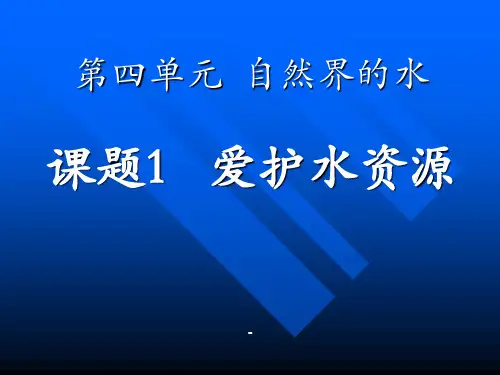 爱护水资源()-PPT课件 