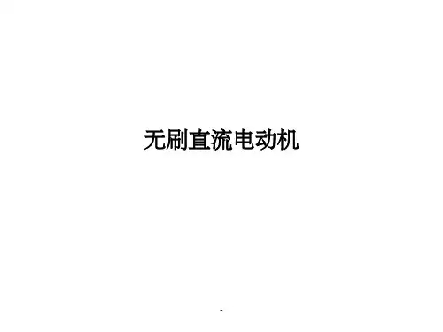 无刷直流电机ppt