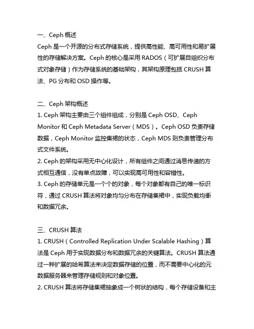 ceph rados架构原理