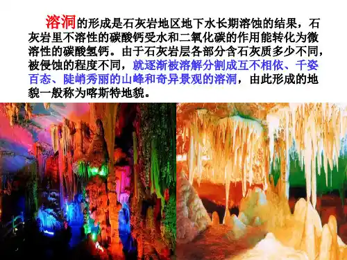 人教版小学四年级语文下册第三课《记金华的双龙洞》
