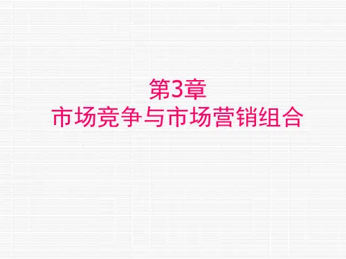 市场竞争与市场营销组合ppt课件