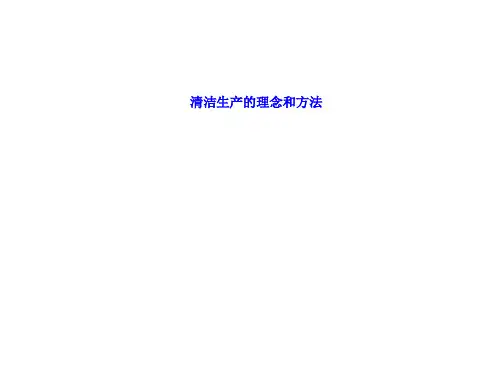 清洁生产的理念和方法 ln