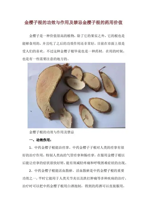 金樱子根的功效与作用及禁忌 金樱子根的药用价值