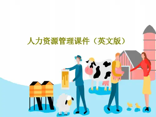 人力资源管理课件(英文版)共30页文档