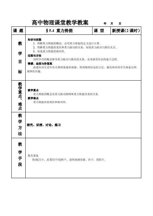重力势能7