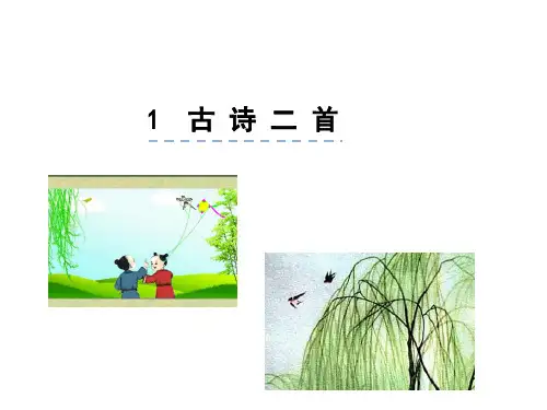 二年级下册语文课件 古诗二首 人教部编版(共19张PPT)