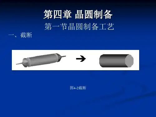 半导体芯片制造技术晶圆制备课件