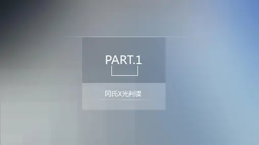美式整脊之冈斯德X光判读
