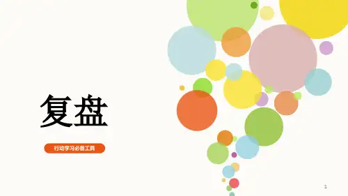 复盘(行动学习工具)PPT优秀课件