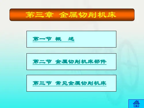 金属切削机床