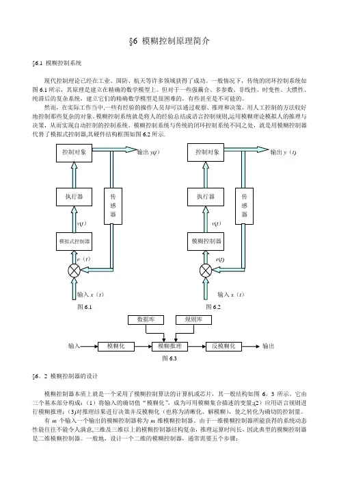 模糊控制原理简介