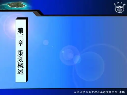 策划概述(PPT 45张)