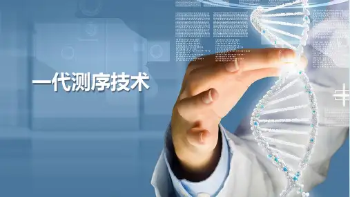 《分子生物学》课件——一代测序技术