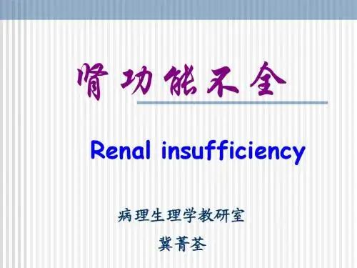肾功能不全1