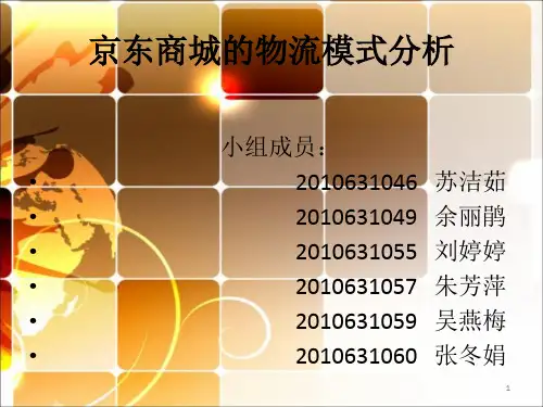 京东商城物流模式分析ppt课件