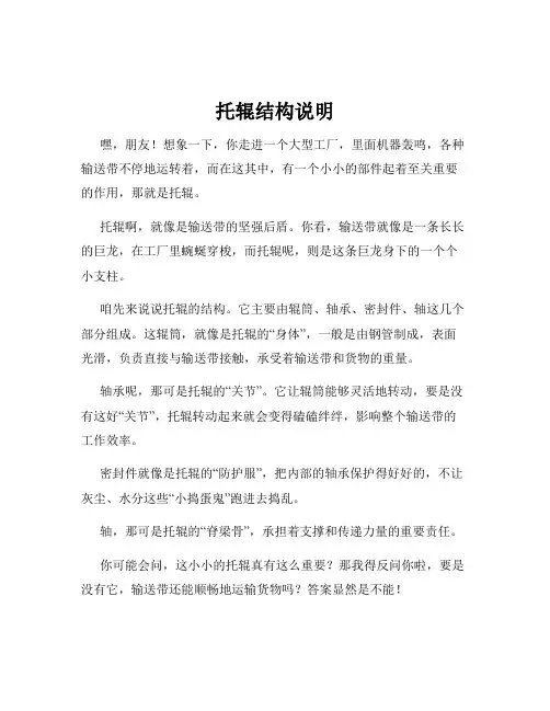 托辊结构说明