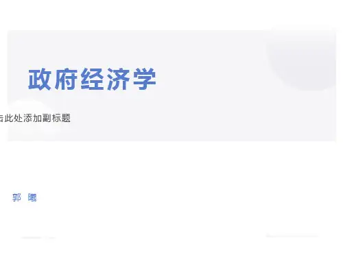 公共经济学导论