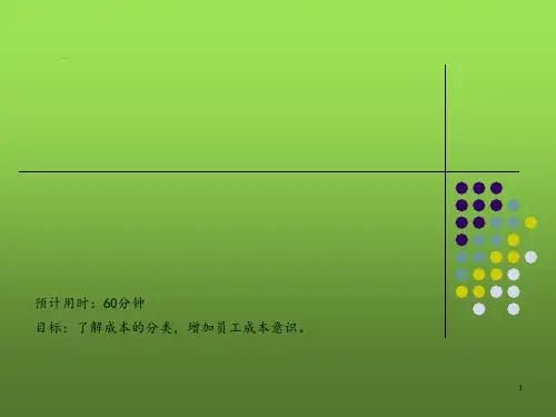 成本意识培训-ppt课件