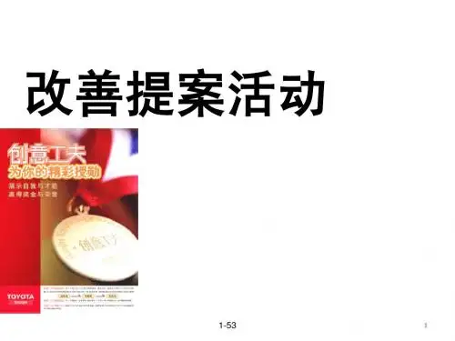 改善提案活动
