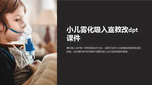 小儿雾化吸入宣教改dpt课件