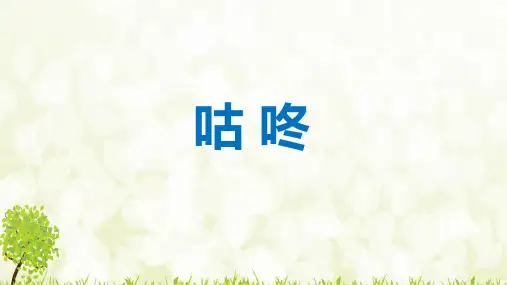 19咕咚 课件(共27张PPT).ppt