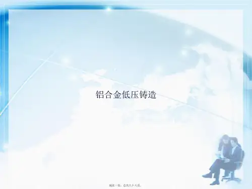铝合金低压铸造讲课文档