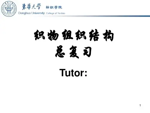 织物组织结构WovenFabricStructures