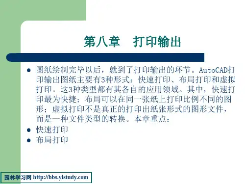 CAD2007打印输出