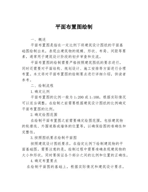 平面布置图绘制