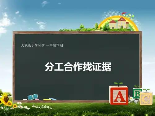大象版小学科学一年级下册同步全套教学课件