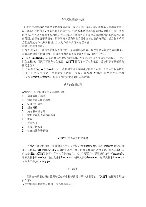有限元法的基本构架