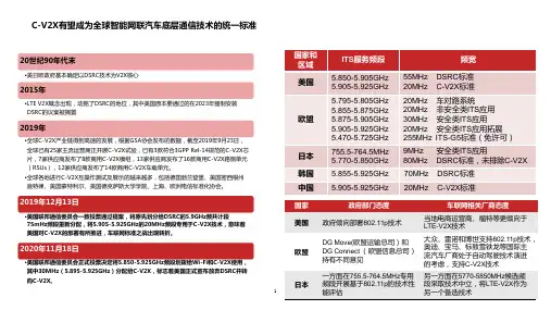 车联网标准：以中国主导的C-V2X标准体系
