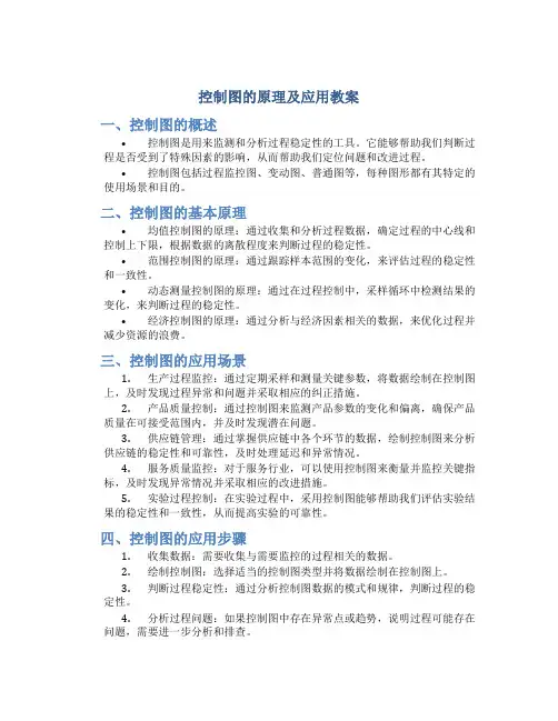 控制图的原理及应用教案
