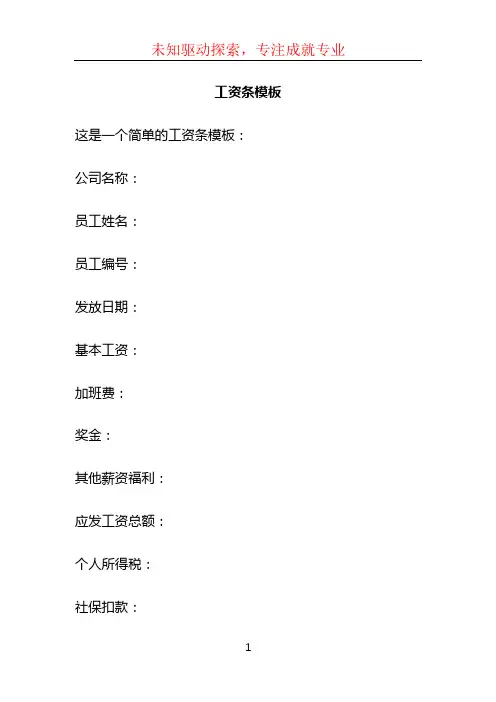 工资条模板 (2)