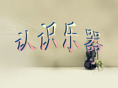 认识乐器
