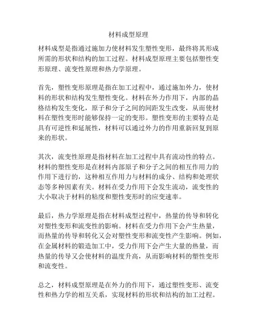 材料成型原理