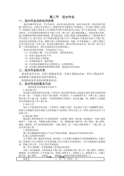 第三章第二节  流水作业