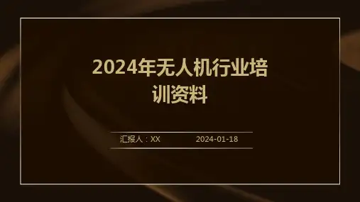 2024年无人机行业培训资料