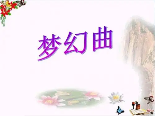 梦幻曲 PPT优秀课件3
