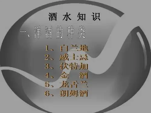 洋酒知识
