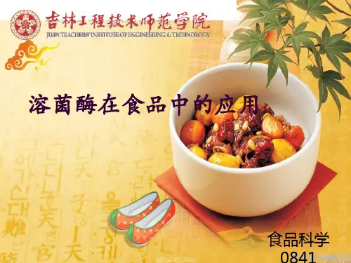 溶菌酶在食品中的应用