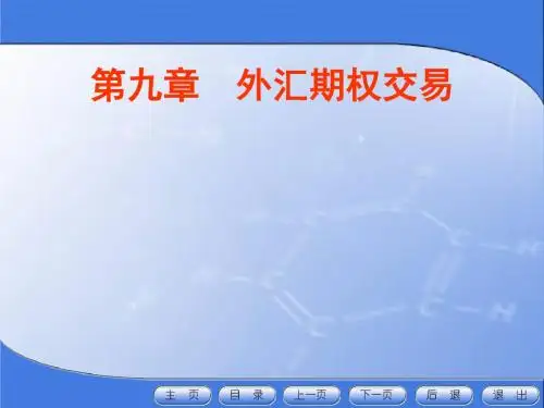 外汇期权、利率期权与金融期权(ppt 71页)