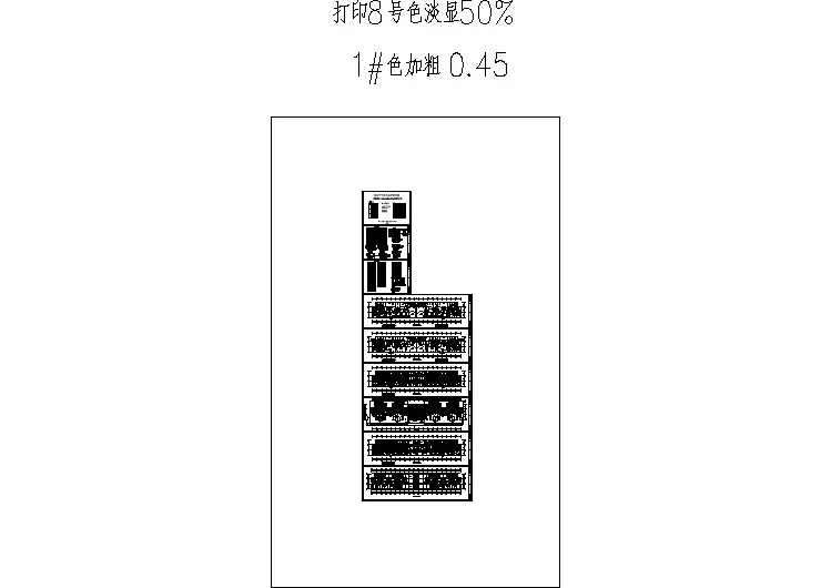 某地区高层居住房电气施工图