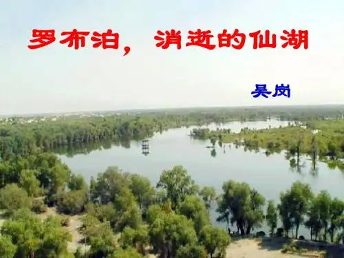 《罗布泊,消逝的仙湖》ppt课件(41页)