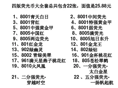 第四套人民币补号冠号价格表